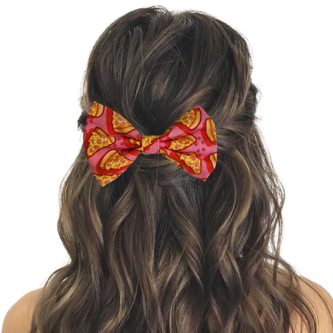 Pizza - Hair Bow