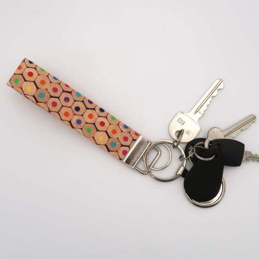 Colour pencils - Keyring Wristlet