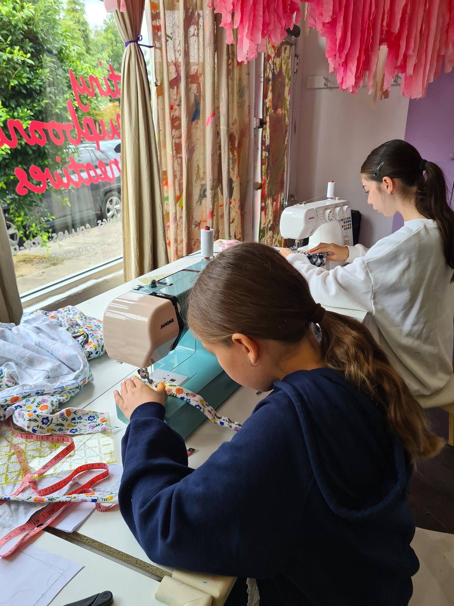 MON 7/7 | Freestyle Sewing! | 10-1PM Kids & Families | 3 HR SESSION LIMITED SPOTS