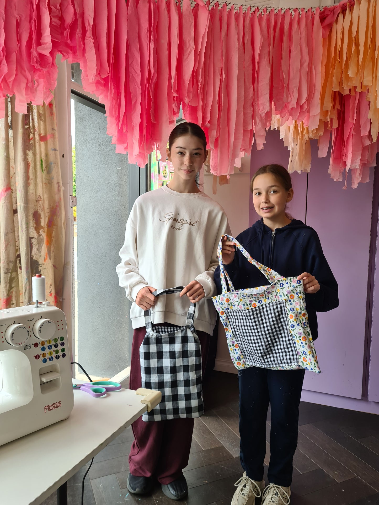 MON 7/7 | Sew a Tote Bag! | 10-1PM Kids/Families | 3 HR WORKSHOP