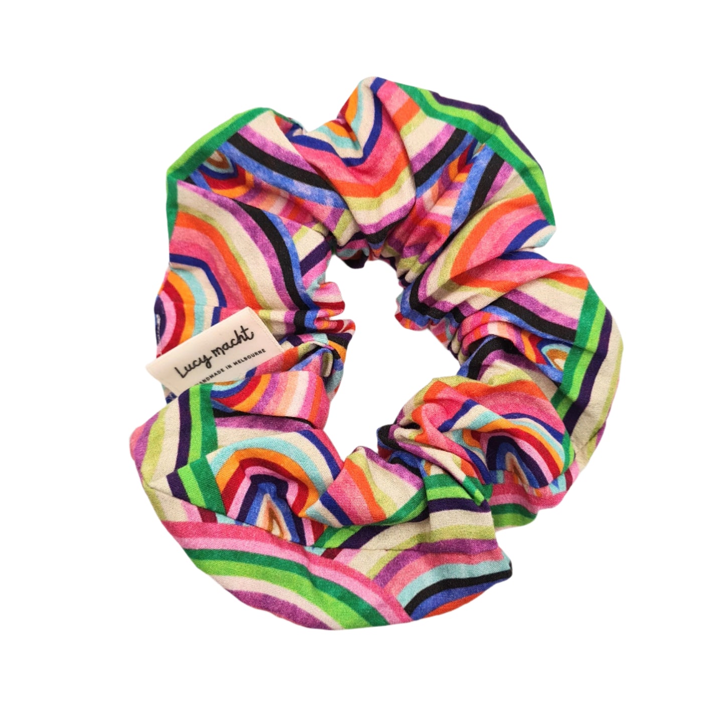 Bright Rainbow - Scrunchie