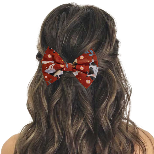 Country Cows - Hair Bow