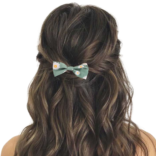 Field Daisies - Hair Bow