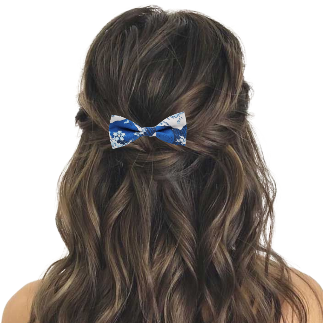 Japanese Wave - Hair Bow