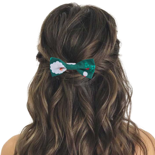 Christmas Jolly Santa - Hair Bow