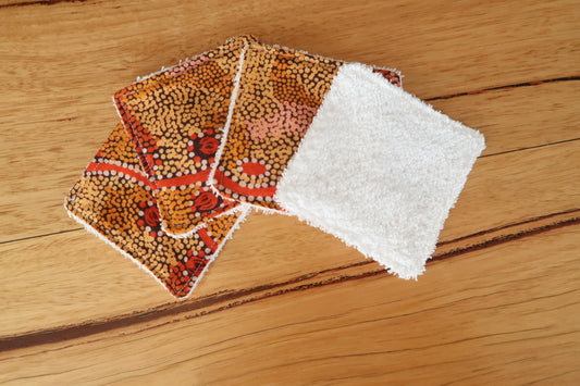 Goanna Dreaming - Wiederverwendbares Make-up-Tuch