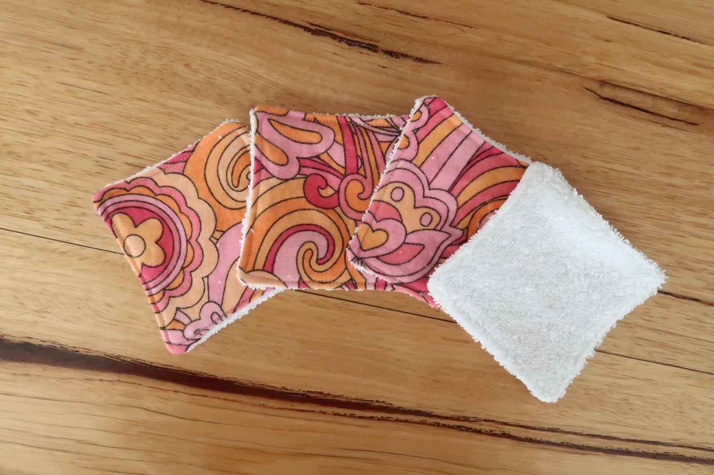 Retro Pink - Soft Flannelette