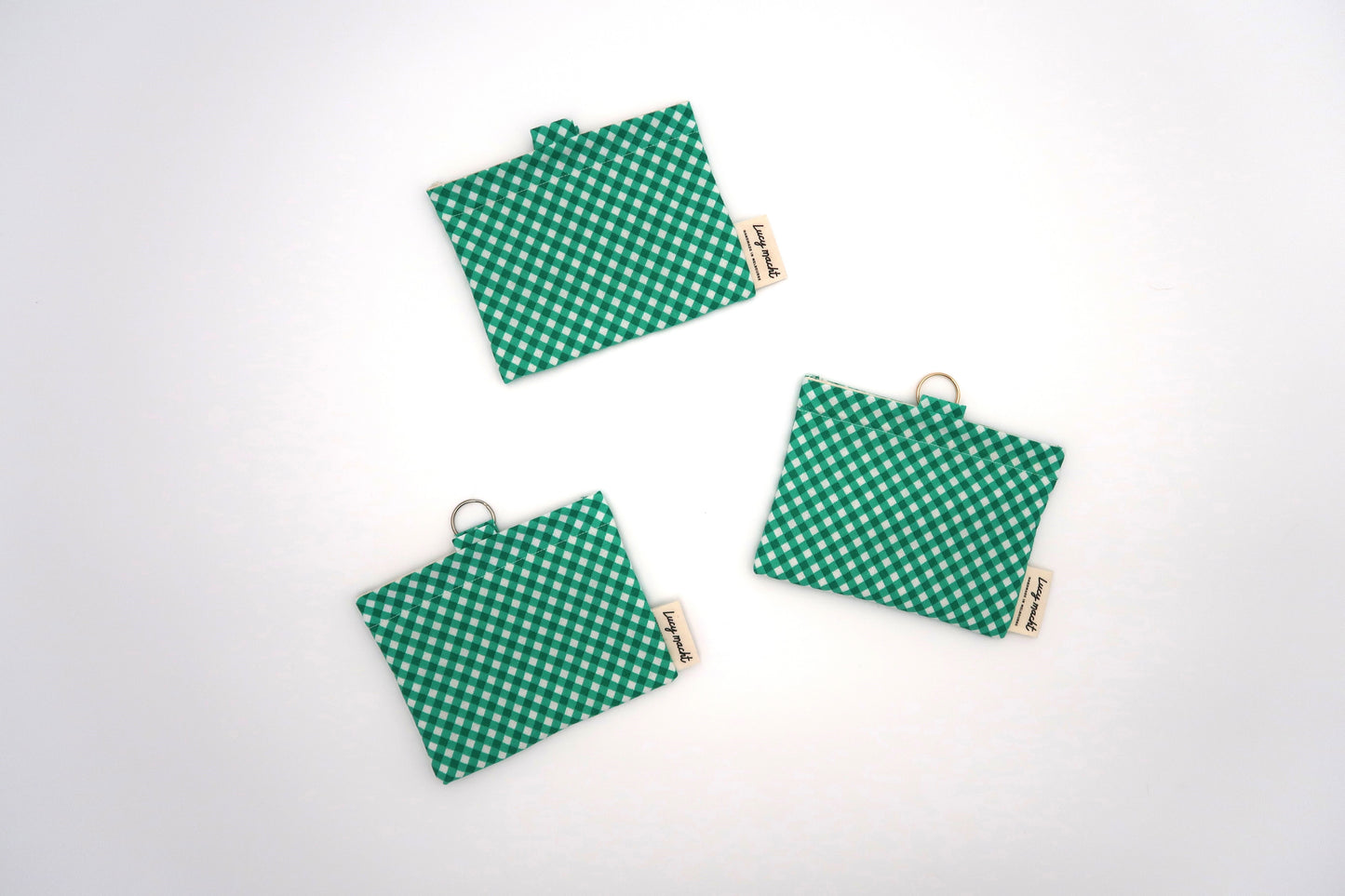 Mintgrünes Mini-Gingham