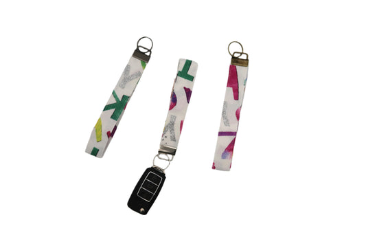 Alphabet Sparkles - Keyring Wristlet