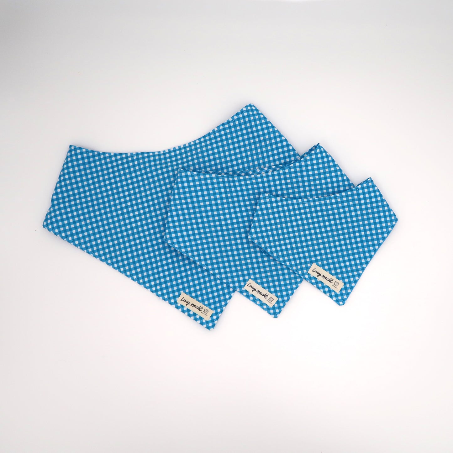 Bright Blue Mini Gingham