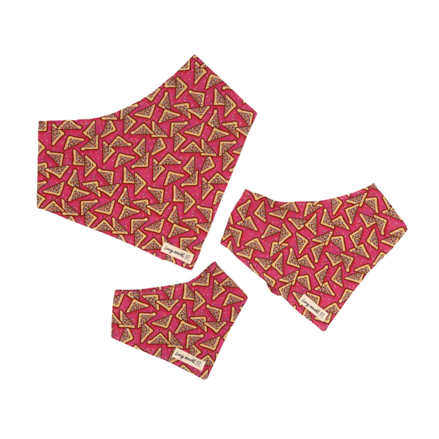 Rosa Feenbrot - Haustier-Bandana
