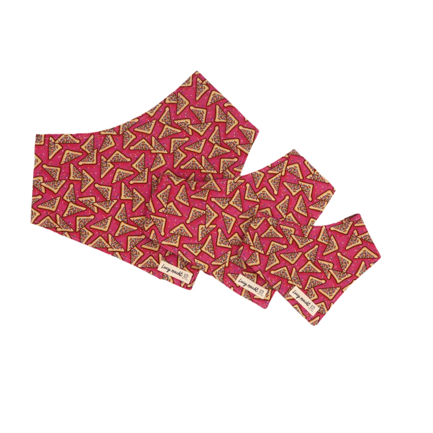 Rosa Feenbrot - Haustier-Bandana