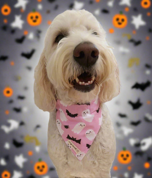 フレンドリーゴースト - ペット首輪バンダナ
