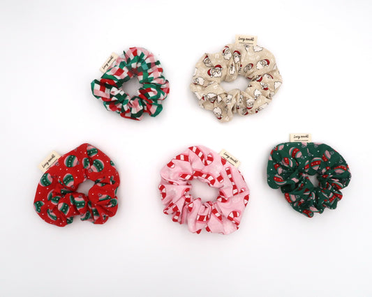 Christmas Candy Canes - Scrunchie