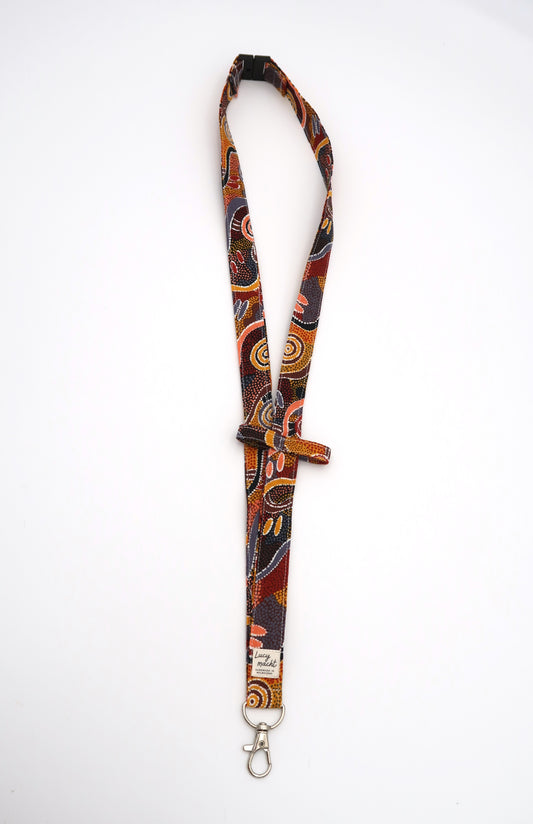 Desert Tracks - Looped Lanyard