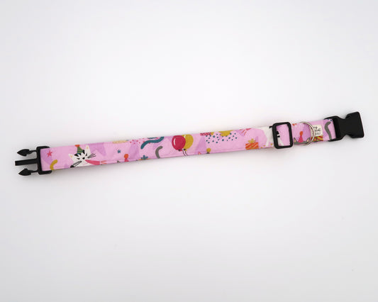 Cats and Dogs Party - Adjustable Dog Collar