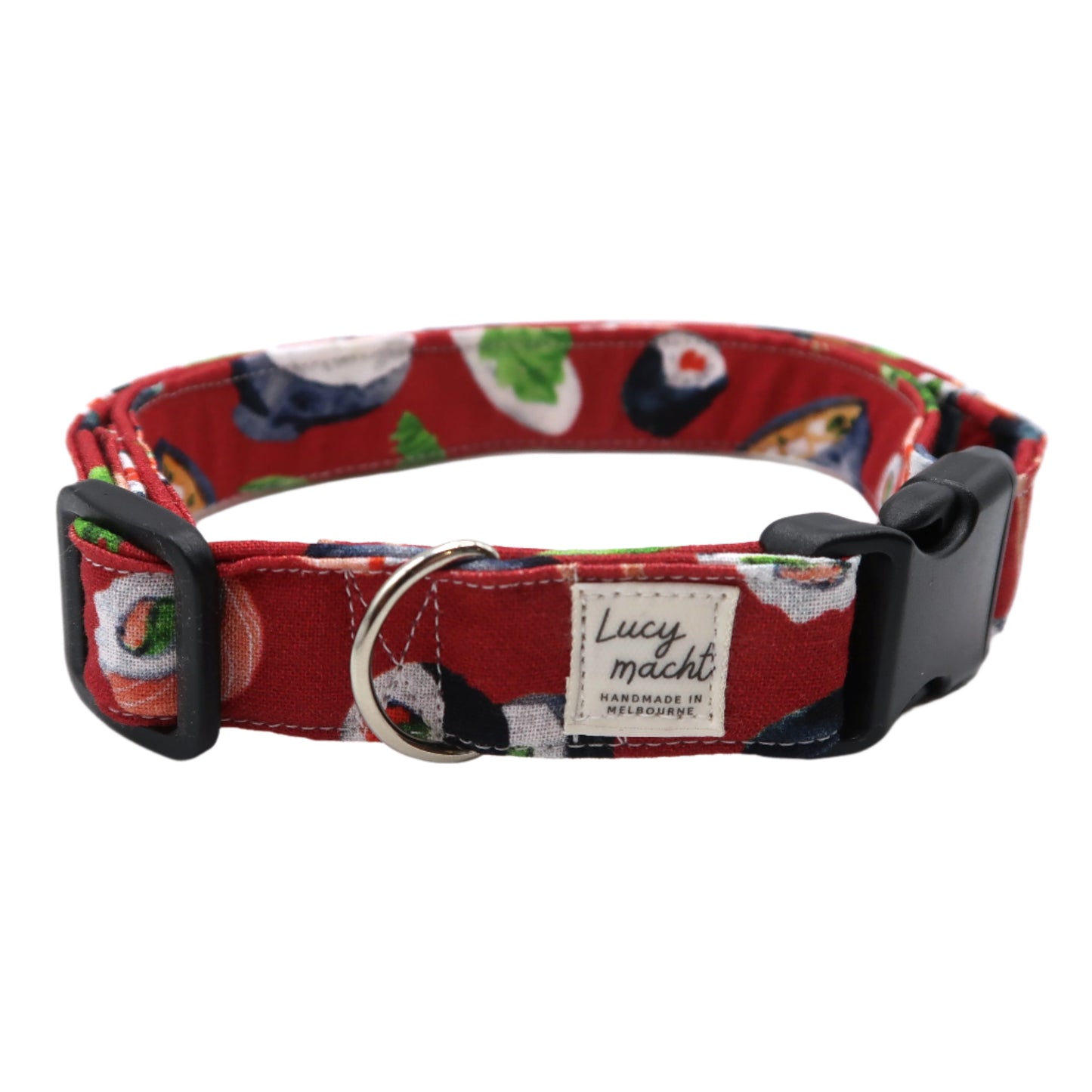 Wassermelone - Verstellbares Hundehalsband