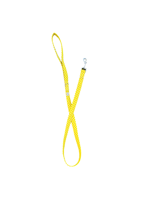 Sunshine Mini Gingham - Dog Lead