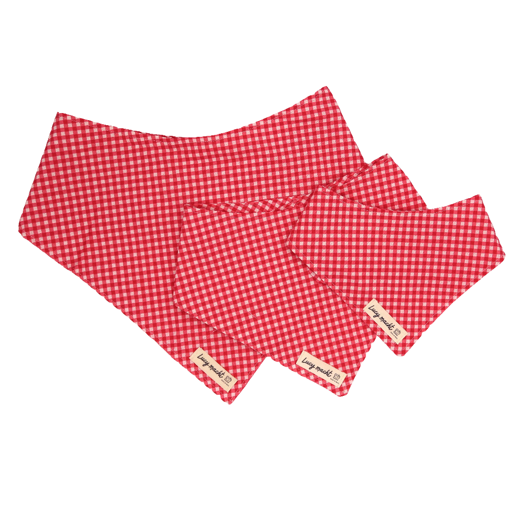 Candy Mini Gingham - Halstuch für Haustiere