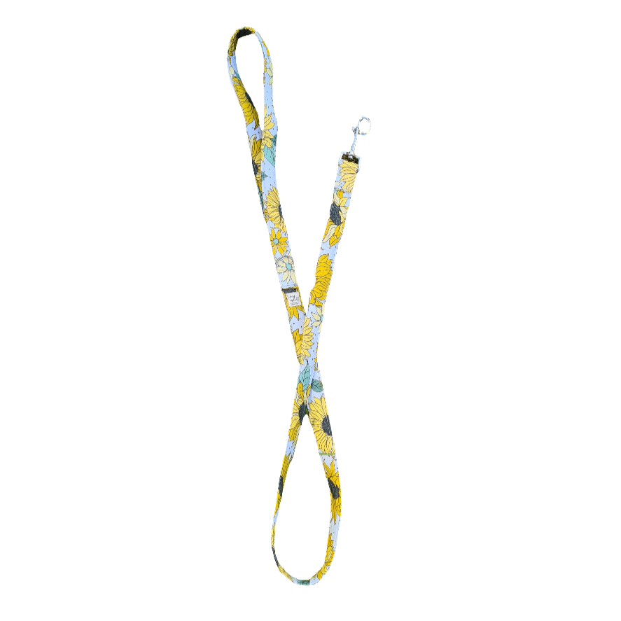 Sunflowers & Spots - Dog Lead