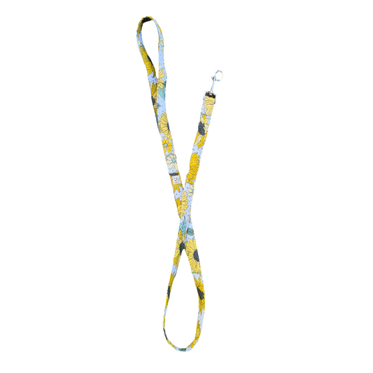 Sunflowers & Spots - Dog Lead
