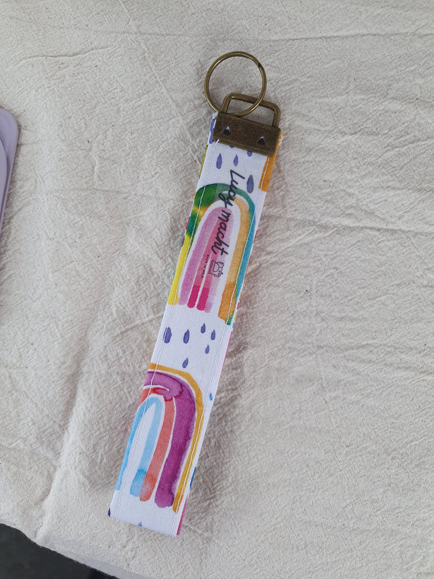 Regenbogen - Schlüsselanhänger-Armband
