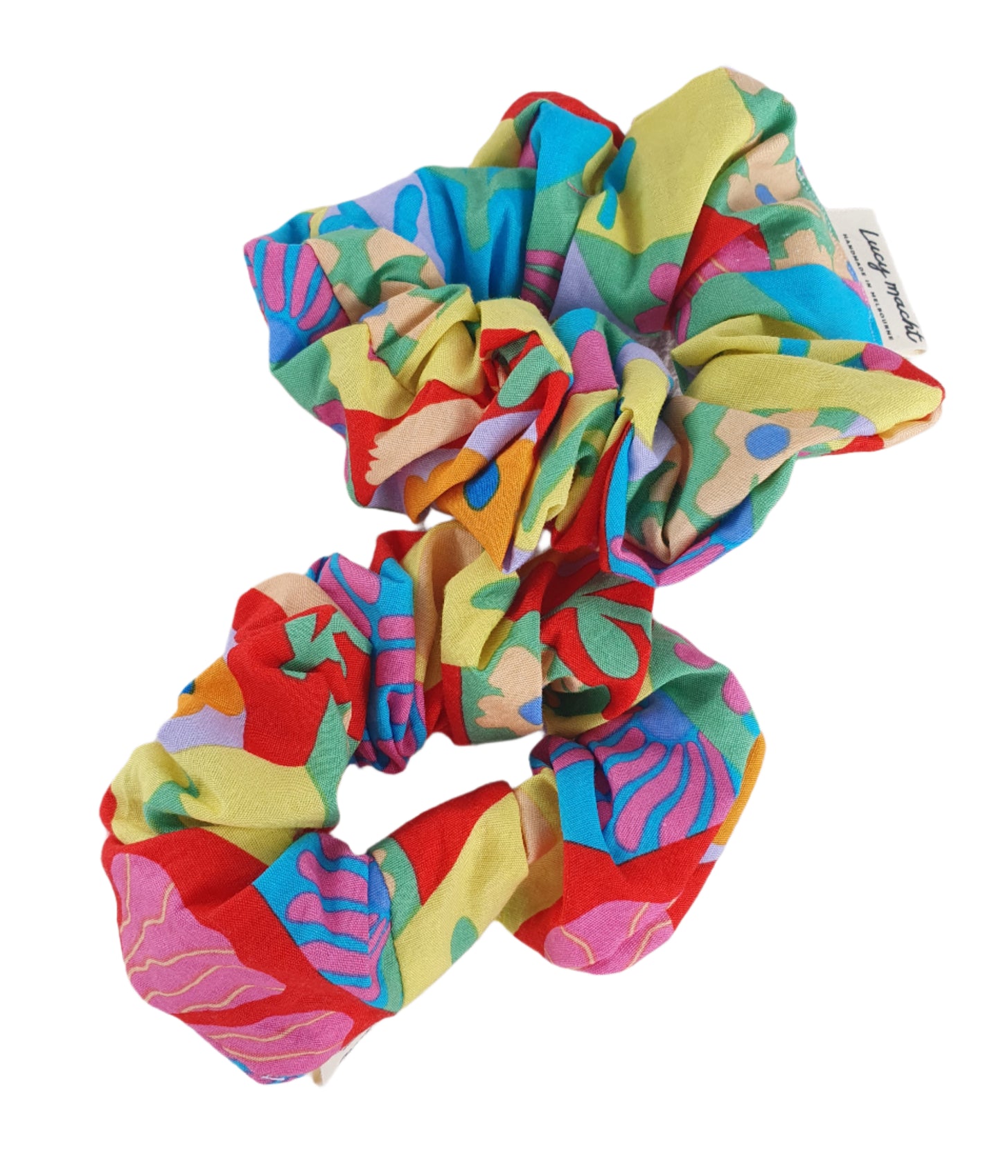 Neon Blumen - Scrunchie