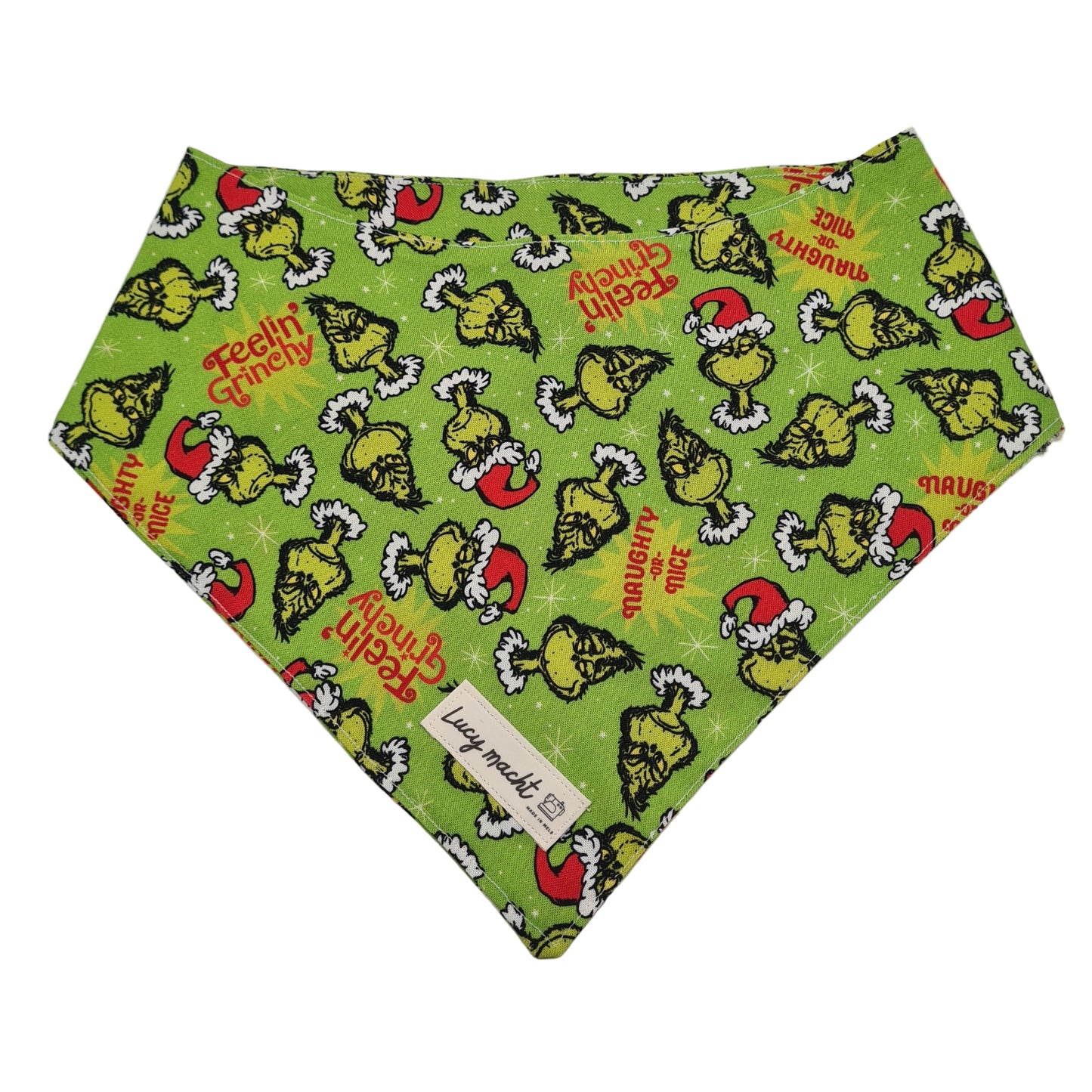 Weihnachtskugeln Grün - Haustier-Bandana