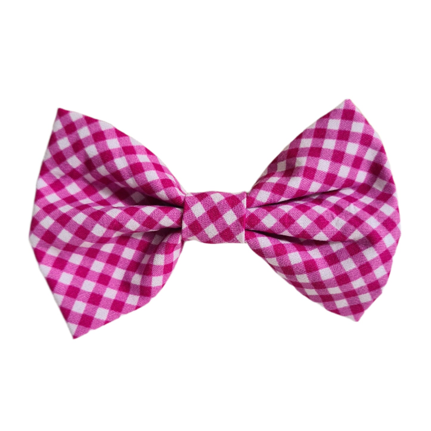 Mulberry Mini Gingham - Hair Bow