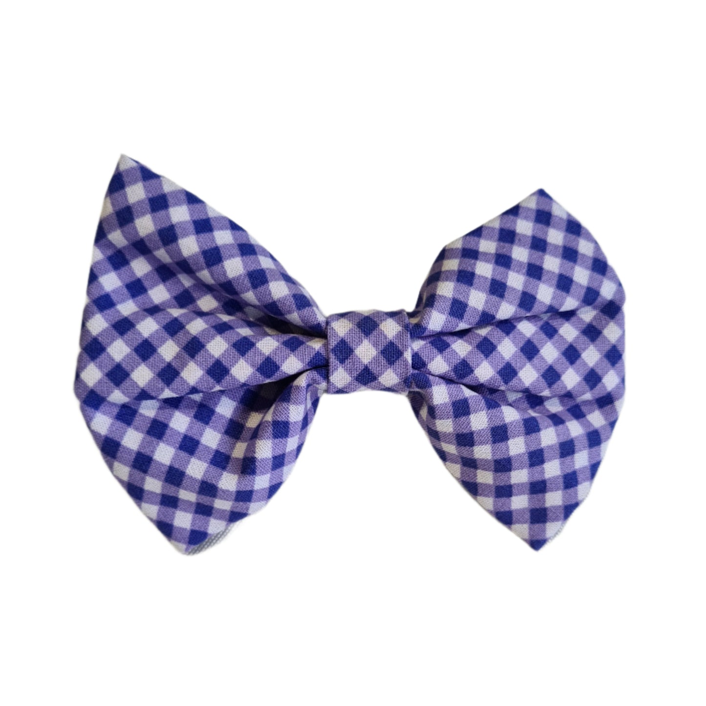 Grape Mini Gingham - Pet Bow Tie