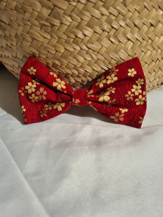 Japanese Flower Hill - Hair Bow