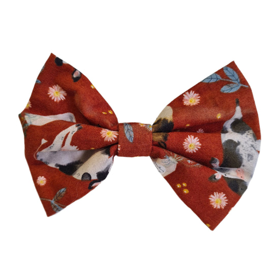 Country Cows - Hair Bow