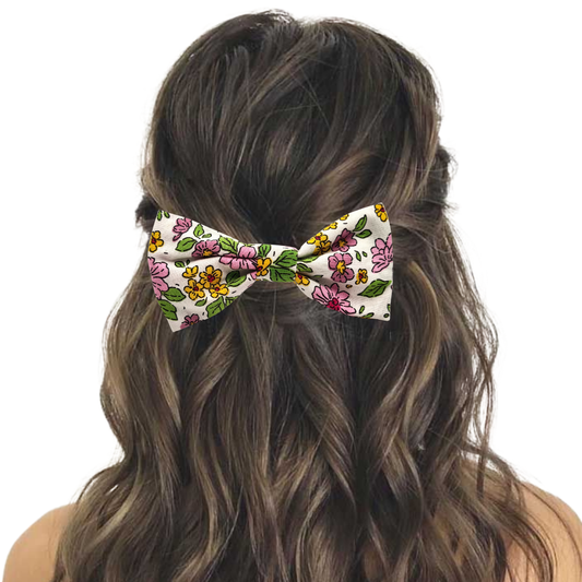 Vintage Floral - Hair Bow