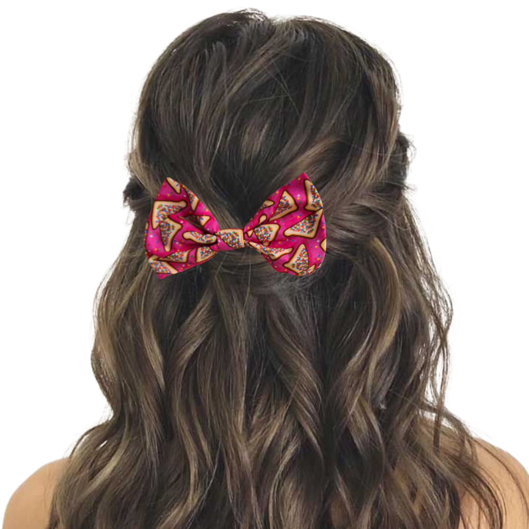 Pink Fairy Bread - Hair Bow