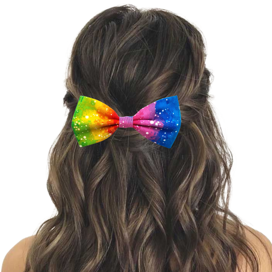 Sparkle Rainbow - Hair Bow