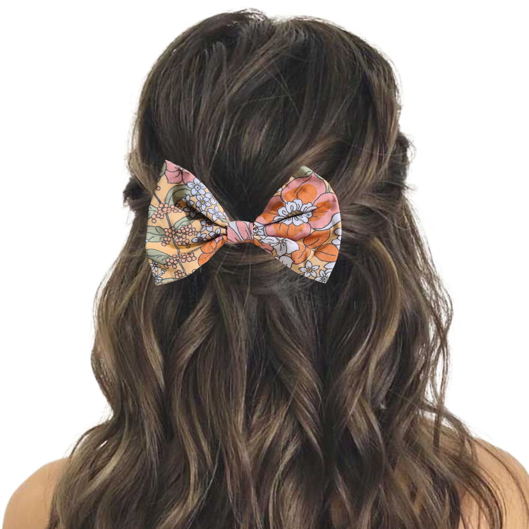 Sadie Floral - Hair Bow