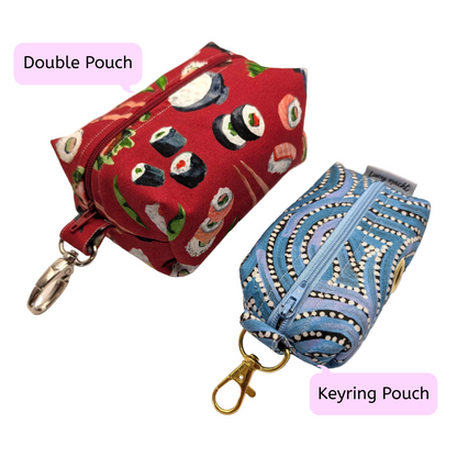 Mixed Mini Gingham - Double Pouch
