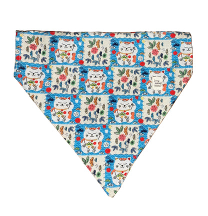 Mediterranean Lucky Cat - Pet Collar Bandana