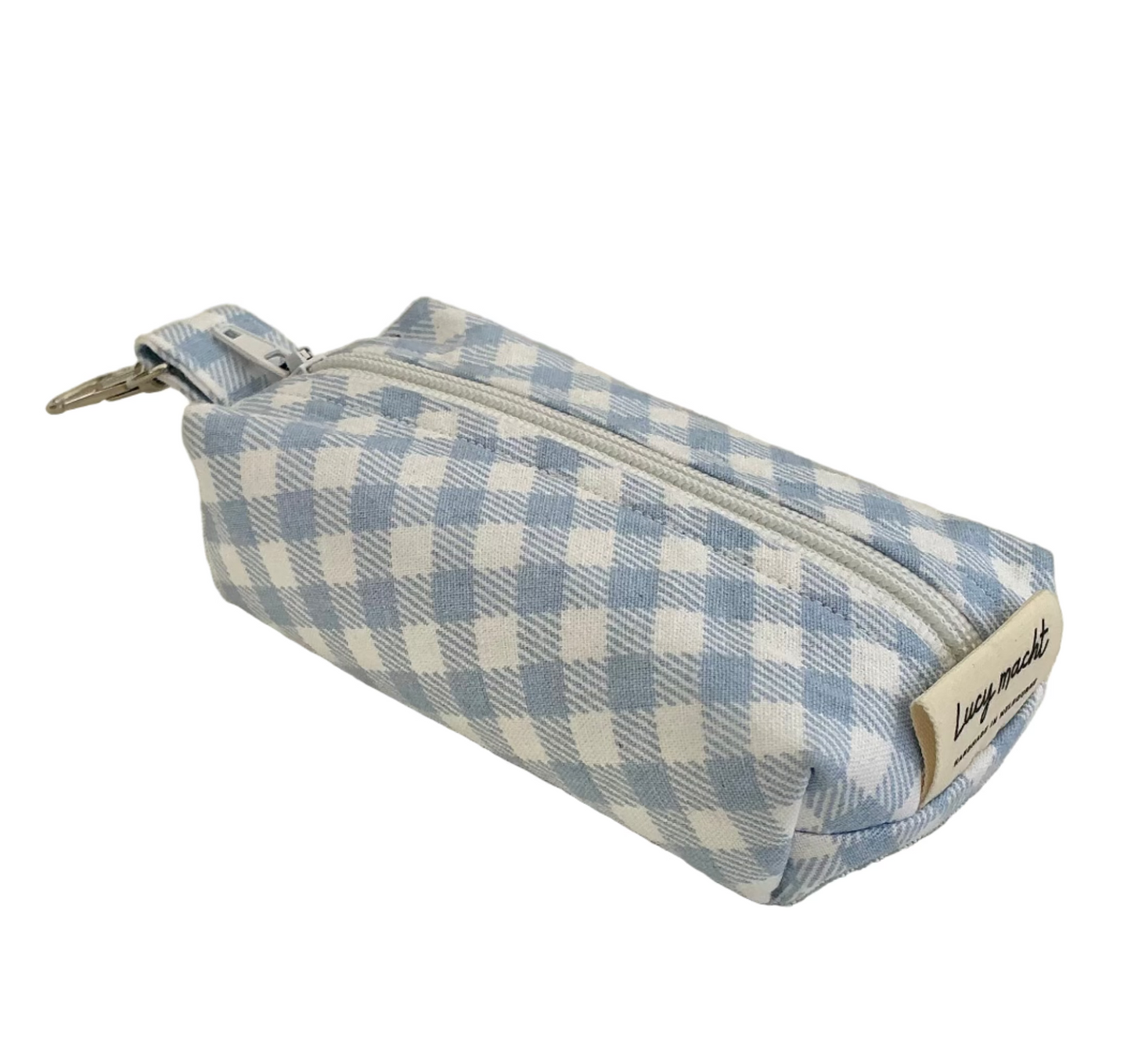 Pastel Blue Gingham - Poop Pouch