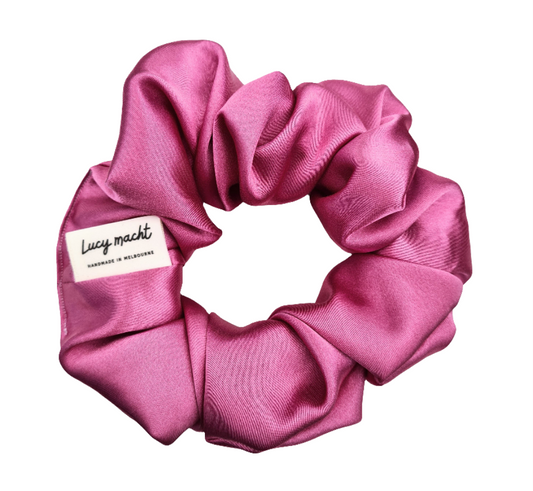 Barbie Pink - Satin Scrunchie