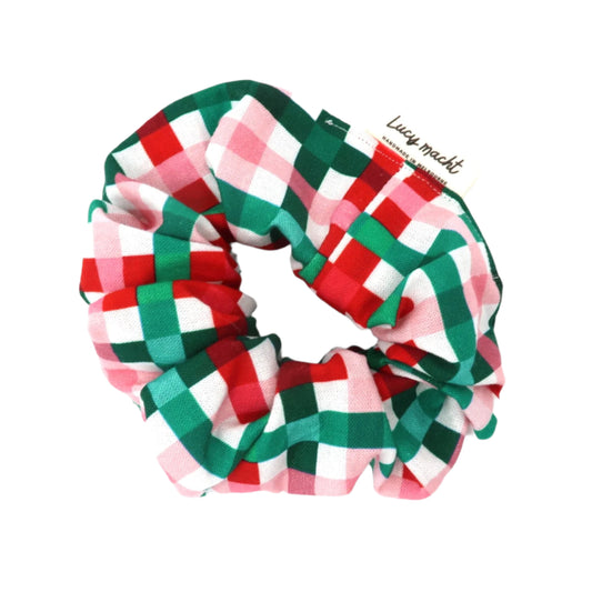 Christmas Basket Weave - Scrunchie
