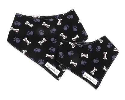 Bones and paws - Pet Tie Bandana