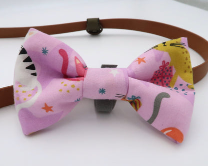 Cat & Dog Birthday Party - Plush Pet Bow Tie