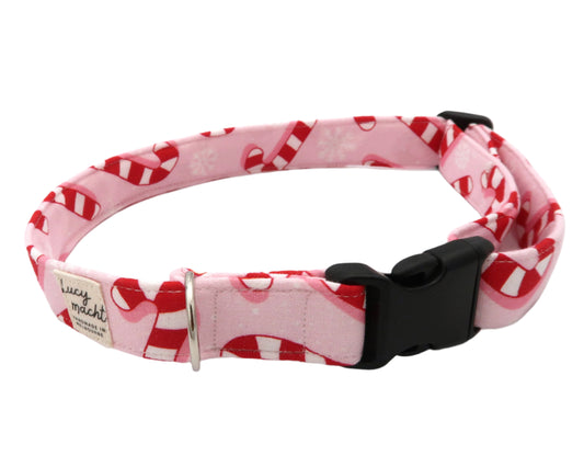 Christmas Candy Canes - Adjustable Dog Collar