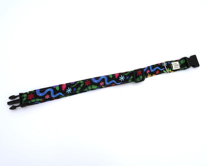 Friendly Garden Snakes - Adjustable Dog Collar