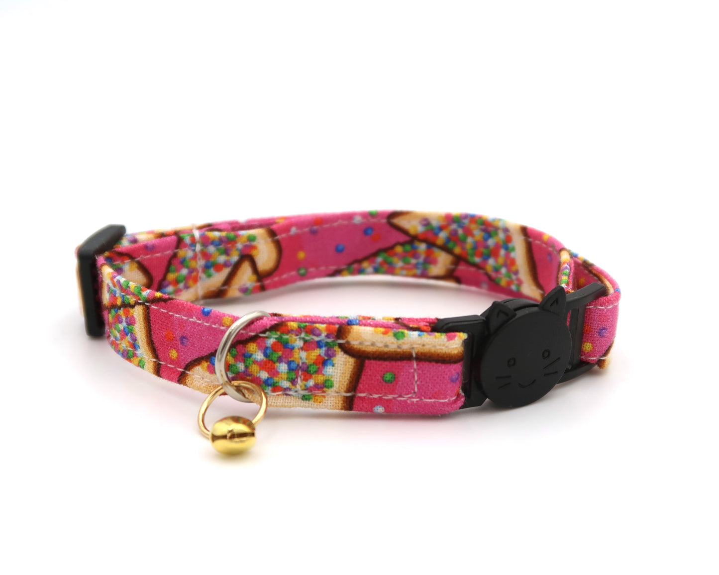 Pink Fairy Bread - Adjustable Cat Collar