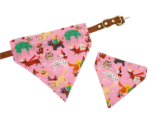 Christmas Festive Pups - Pet Collar Bandana