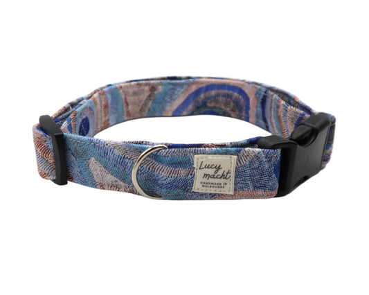 Water Dreaming Rain - Adjustable Dog Collar