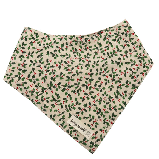 Christmas Holly - Pet Tie Bandana
