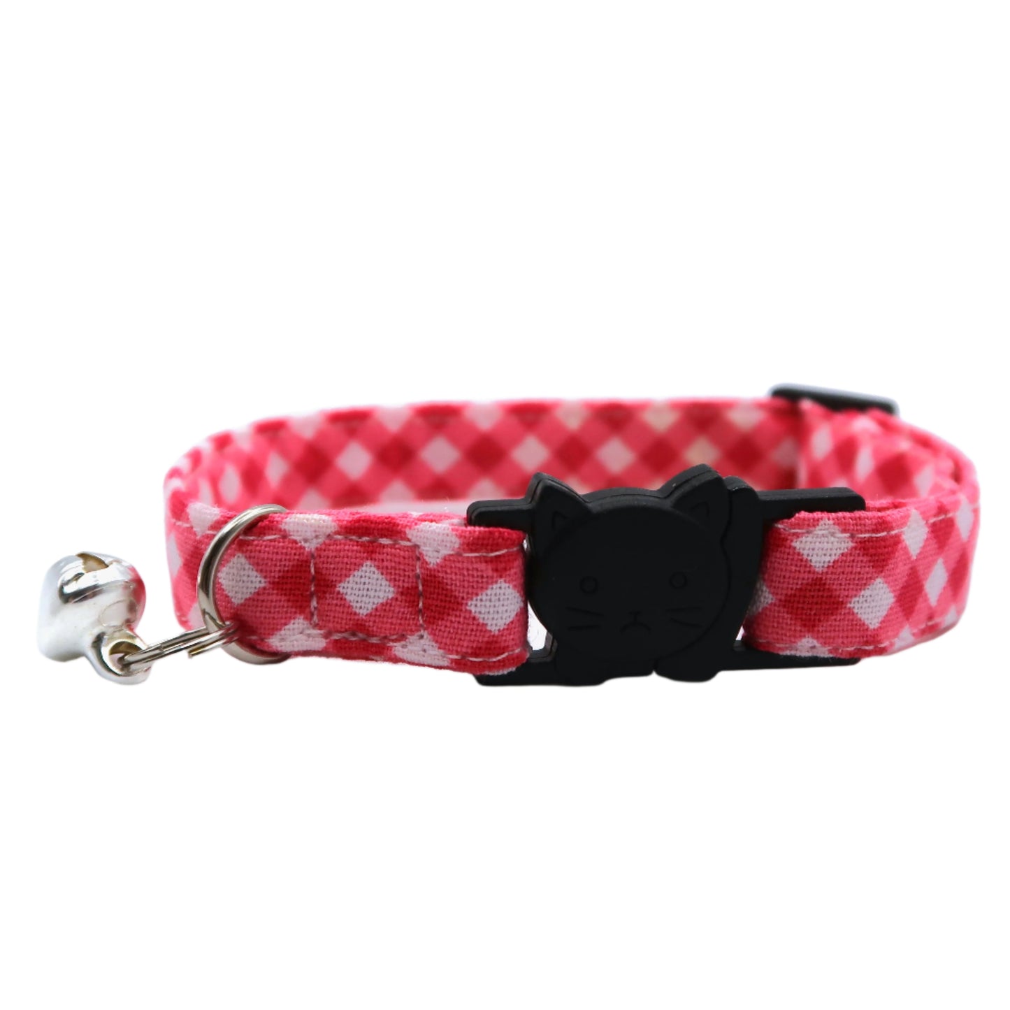 Candy Mini Gingham - Adjustable Cat Collar